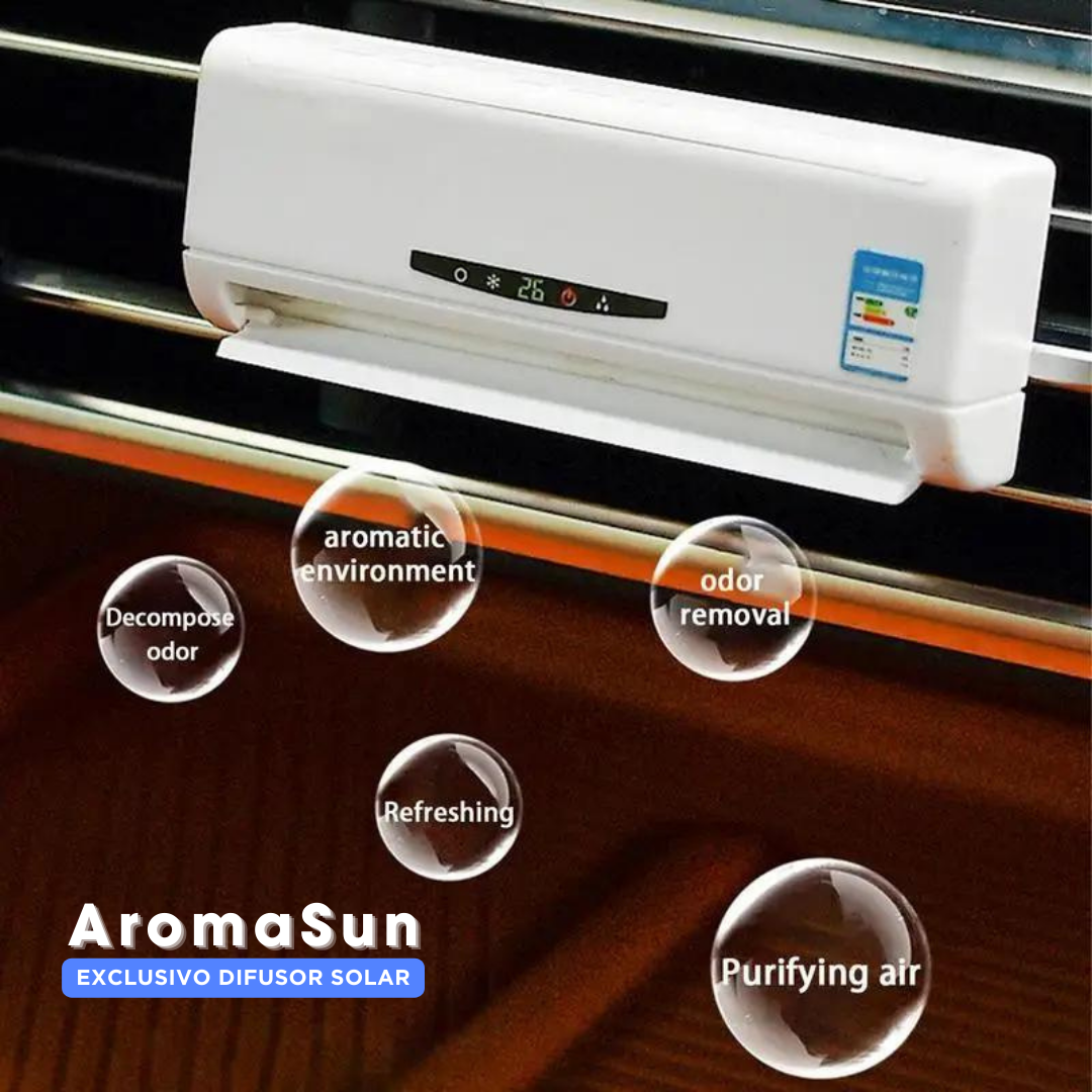 AromaSun : potente difusor ambientador solar. 40% Descuento!